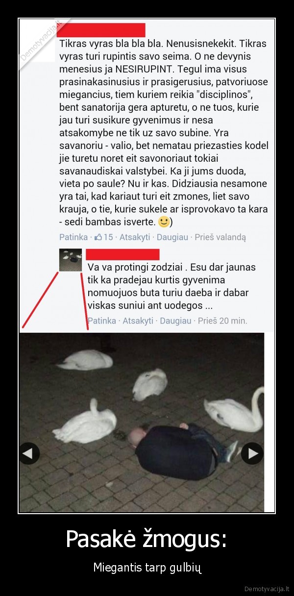 Pasakė žmogus: