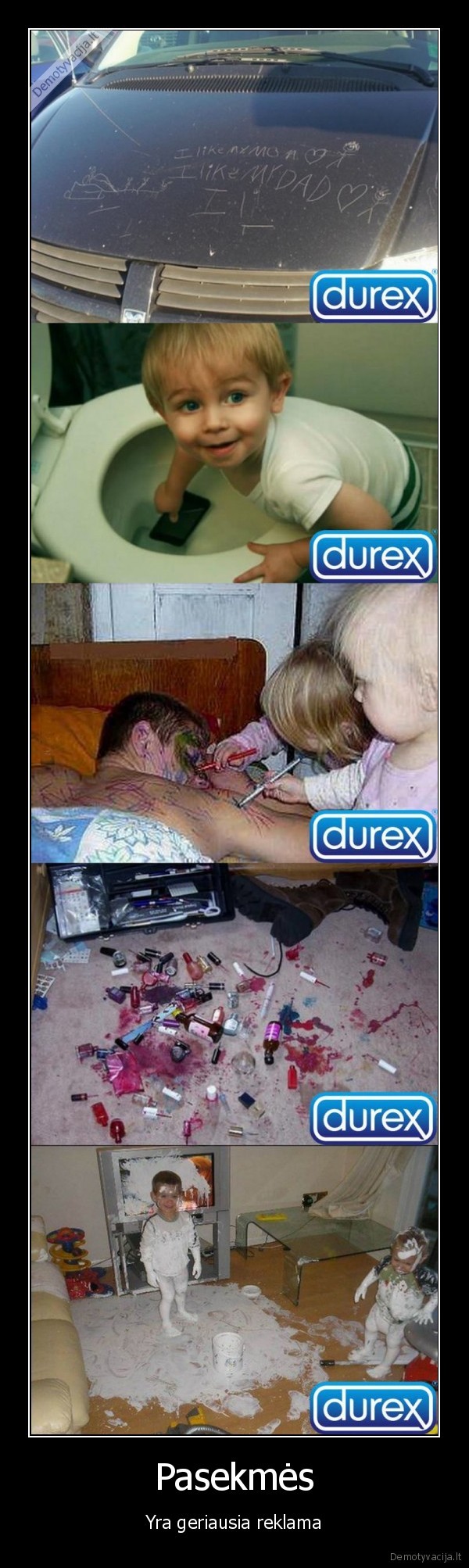 durex,vaikai, isdykauja,isdykeliai