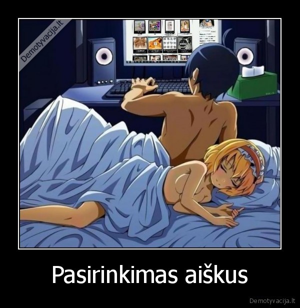 pasirinkimas, anime, demotyvacija