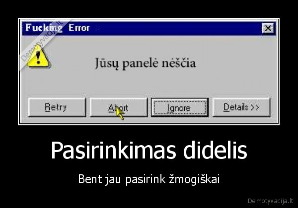 nescia,abortas,pasirinkimas