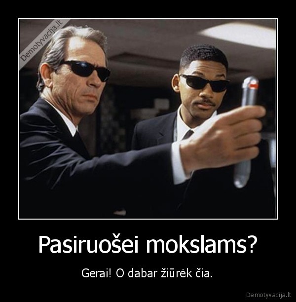 Pasiruošei mokslams?