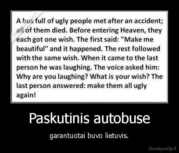 Paskutinis autobuse