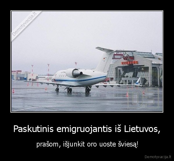 Paskutinis emigruojantis iš Lietuvos