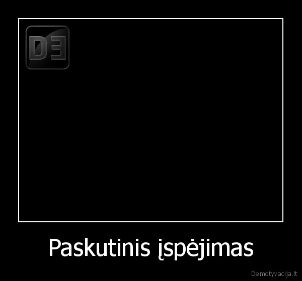 Paskutinis įspėjimas