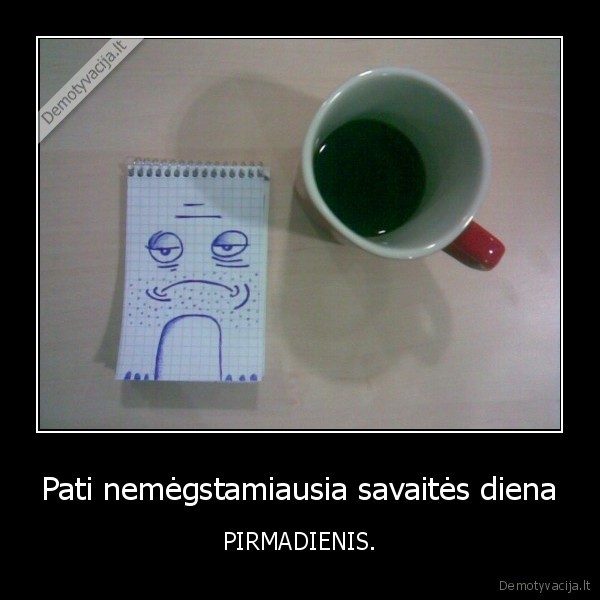 Pati nemėgstamiausia savaitės diena
