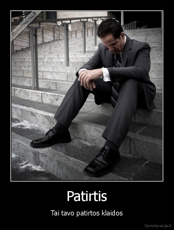 klaidos,patirtis