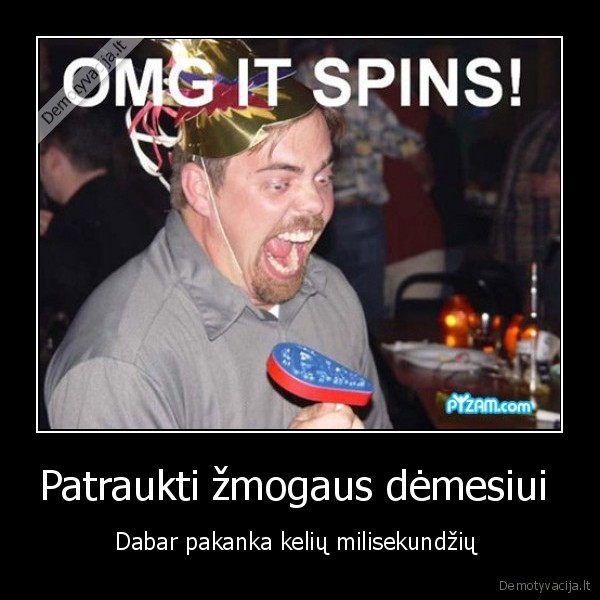 Patraukti žmogaus dėmesiui 