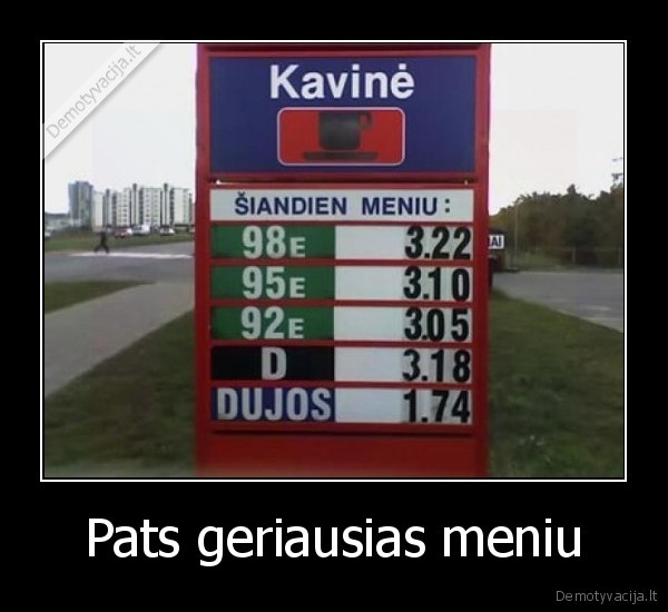 Pats geriausias meniu