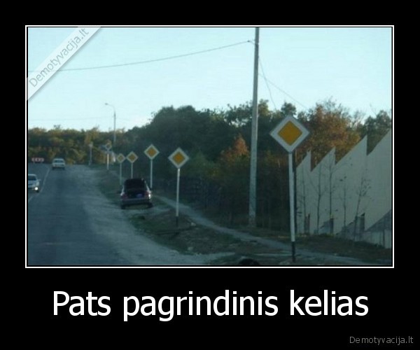 pagrindinis, kelias