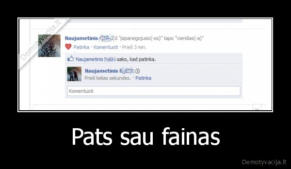 Pats sau fainas