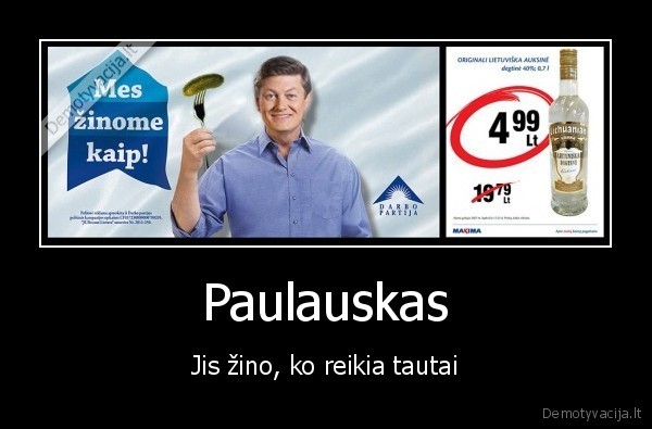 darbo, partija,politine, reklama,paulauskas