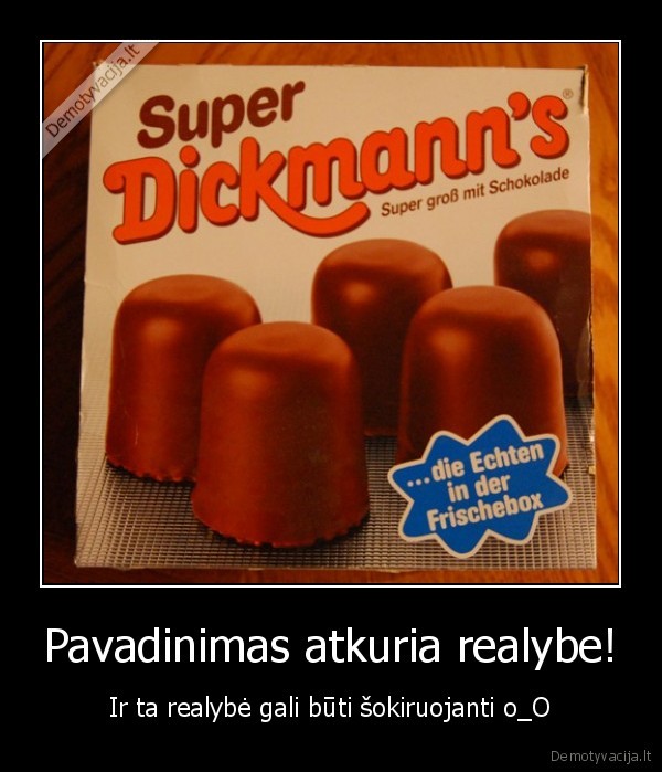 Pavadinimas atkuria realybe!