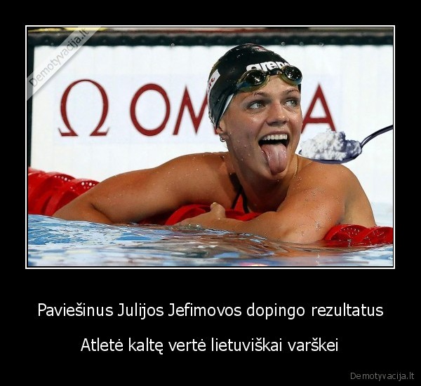 julija, jefimova,lietuviska, varske,dopingas