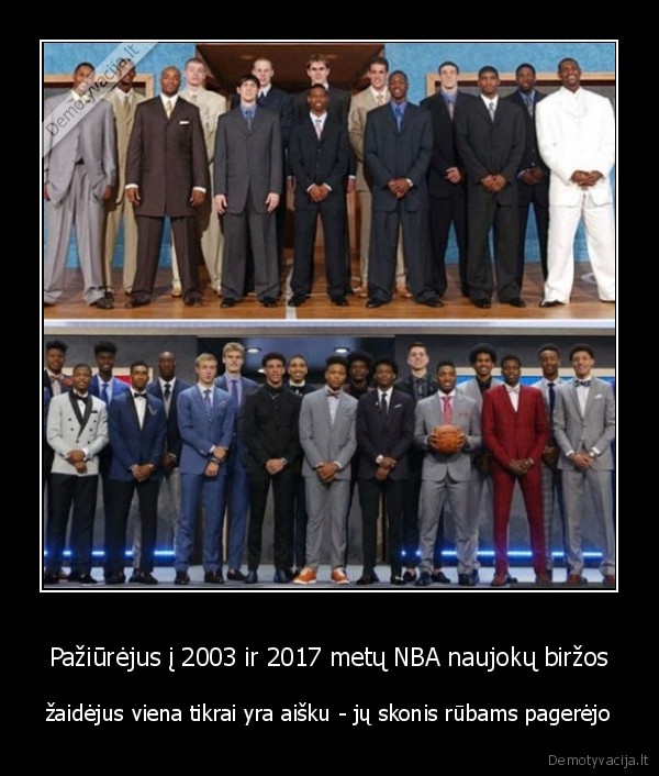 nba, naujokai,kostiumai
