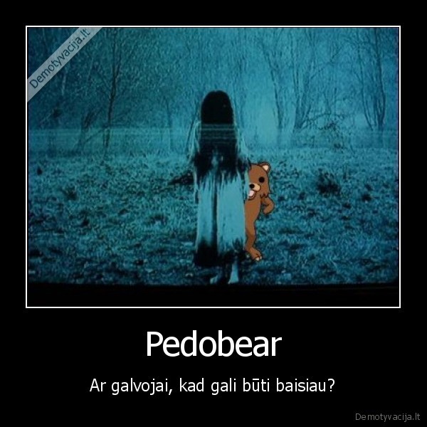 pedobear,siaubekas,the, ring,skambutis