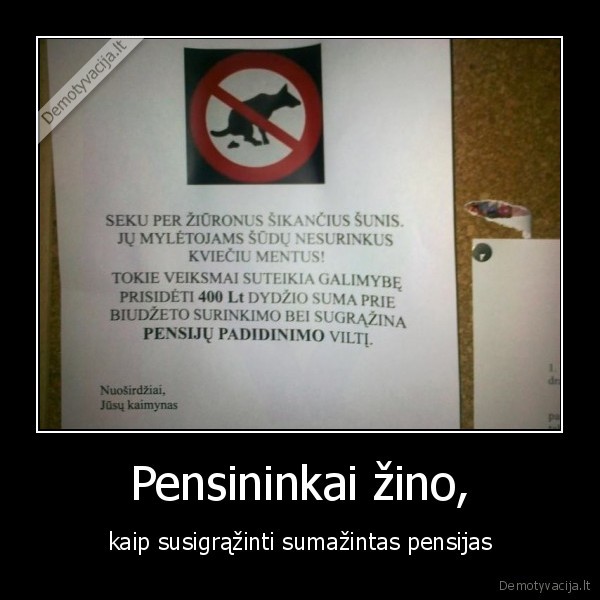 pensininkai