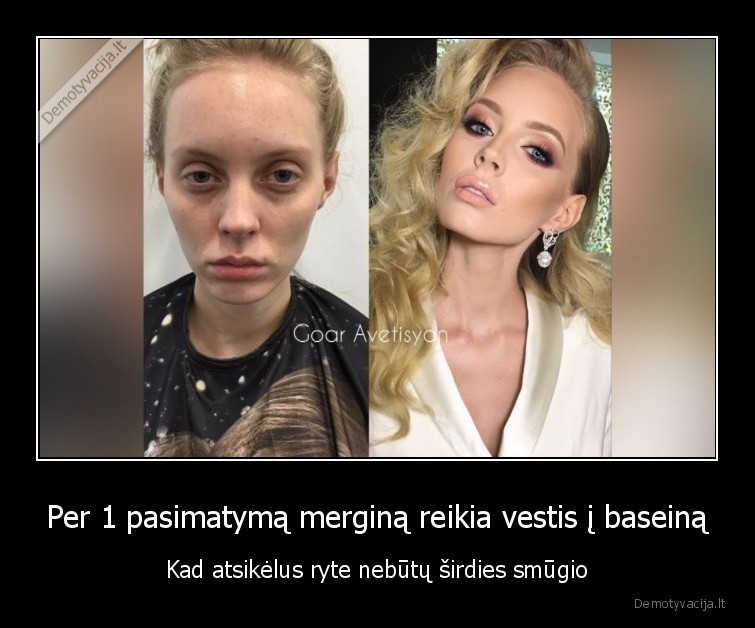 Per 1 pasimatymą merginą reikia vestis į baseiną