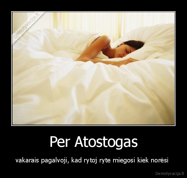 atostogos