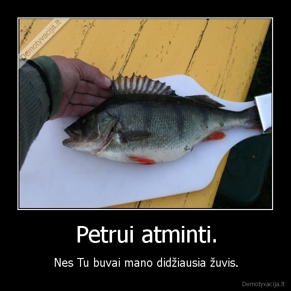 Petrui atminti.