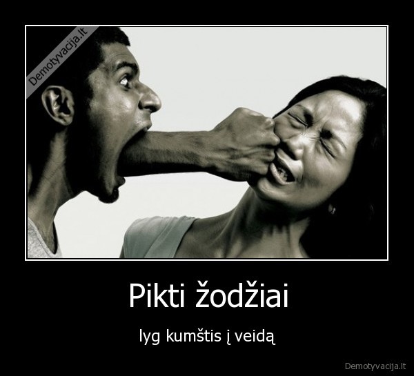 Pikti žodžiai