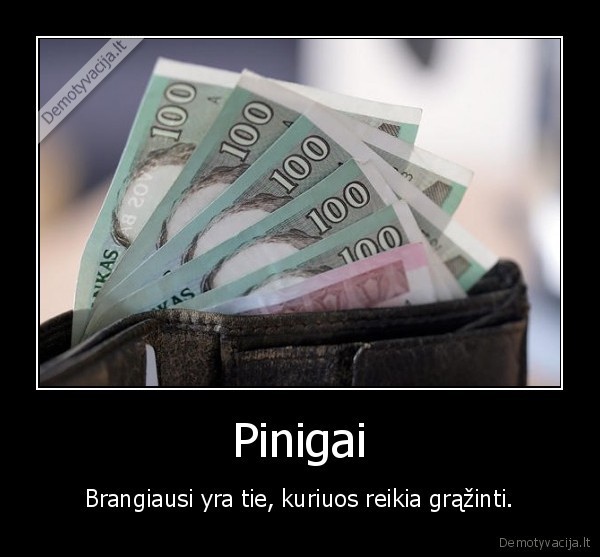 pinigai