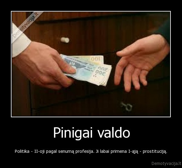 Pinigai valdo