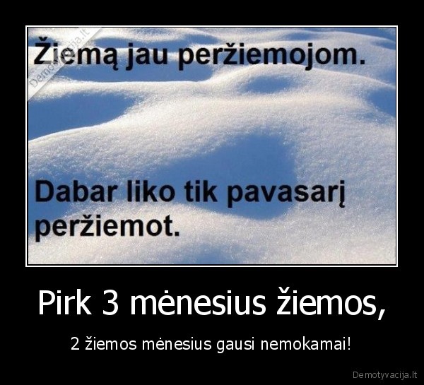 gamta,ziema