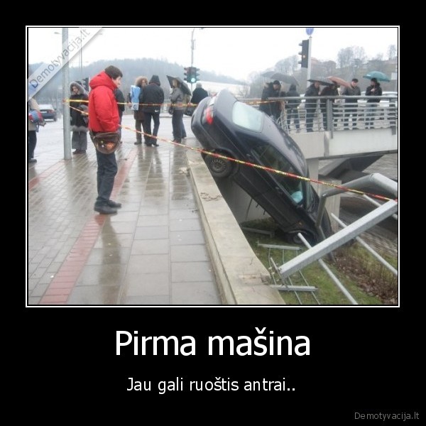 pirma, masina