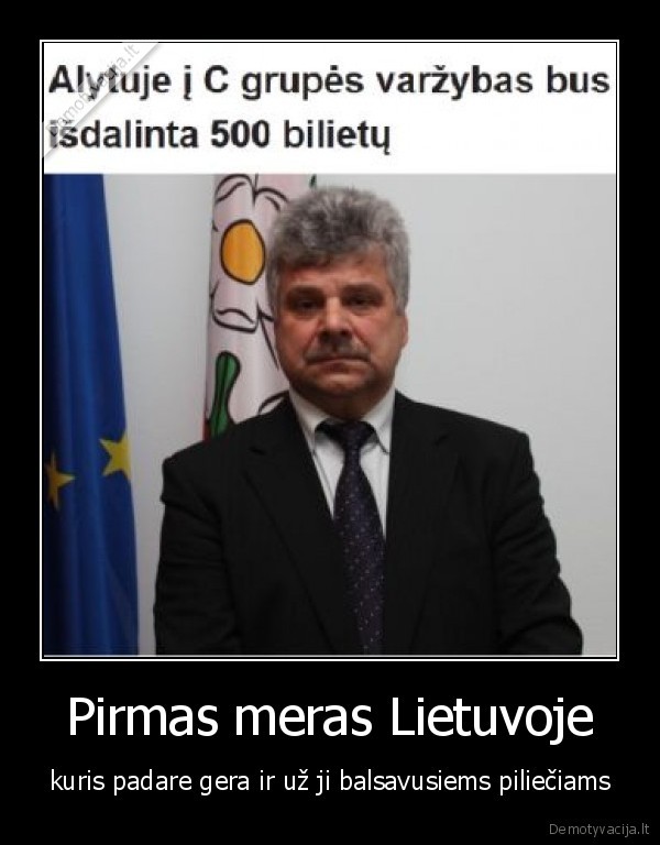 Pirmas meras Lietuvoje