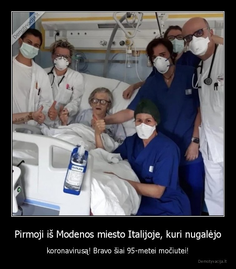 bravo,koronavirusas,moteris,italija,modena