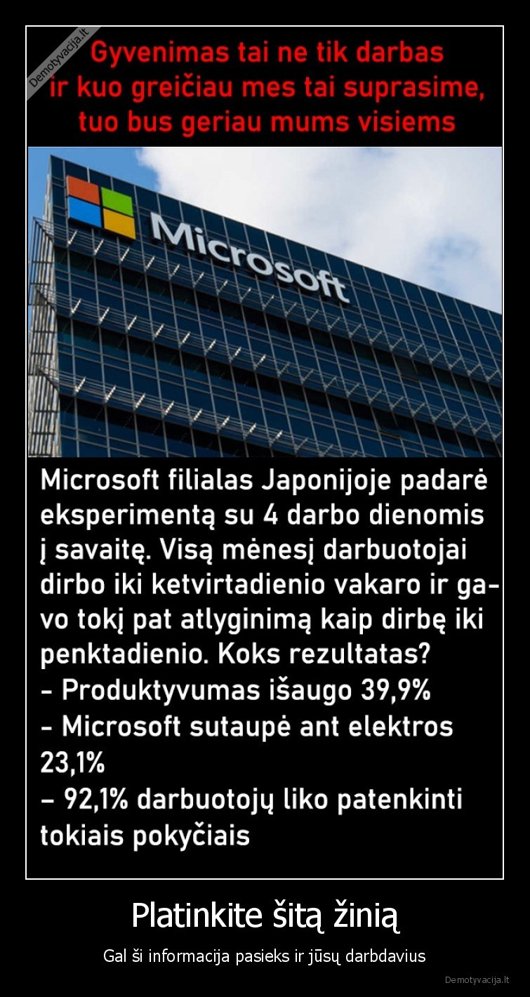 darbo,valandos,microsoft,eksperimentas,darbas