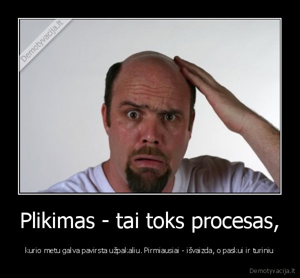 Plikimas - tai toks procesas,