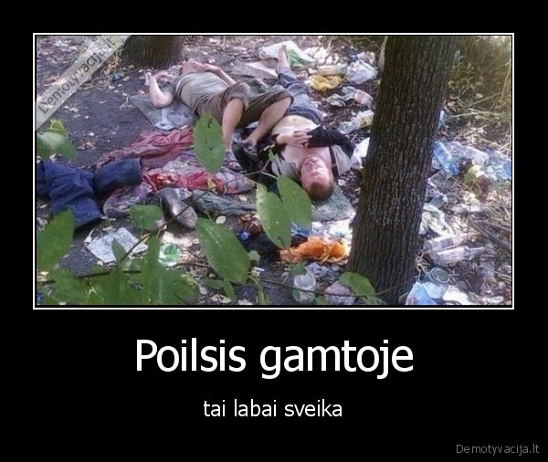 poilsis,gamta