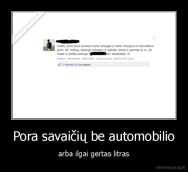 Pora savaičių be automobilio