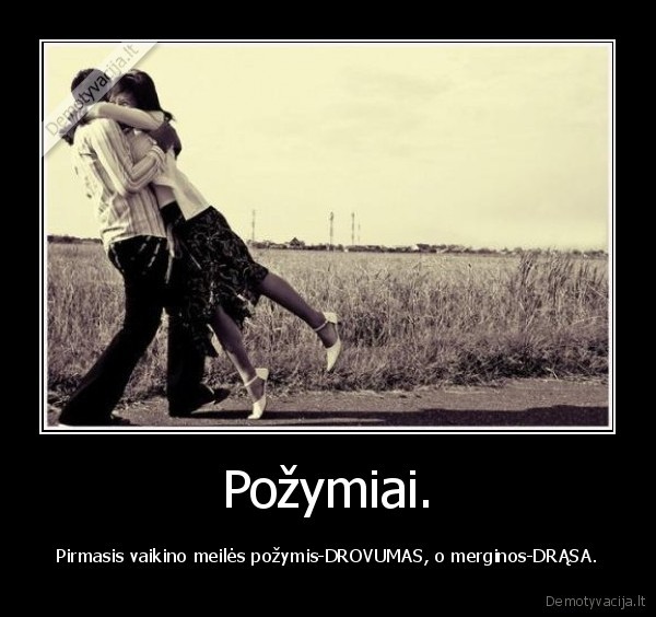 Požymiai.