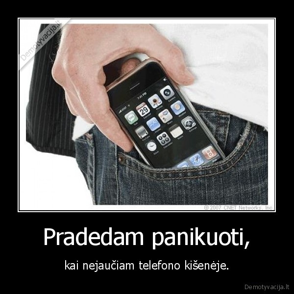 Pradedam panikuoti,
