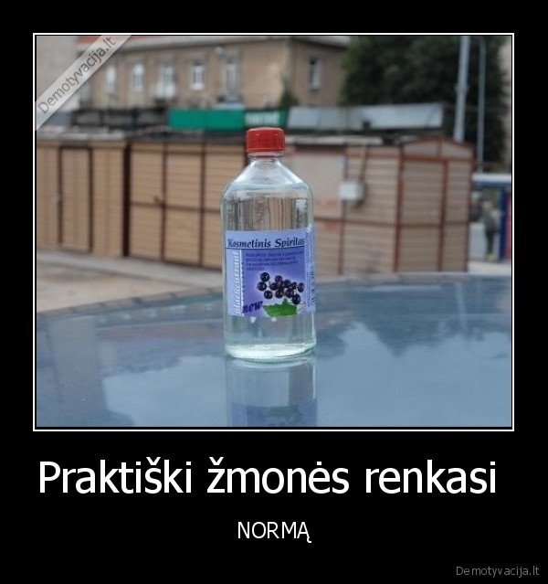 Praktiški žmonės renkasi 