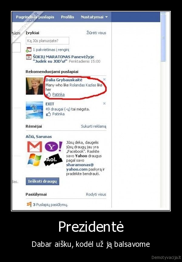 Prezidentė