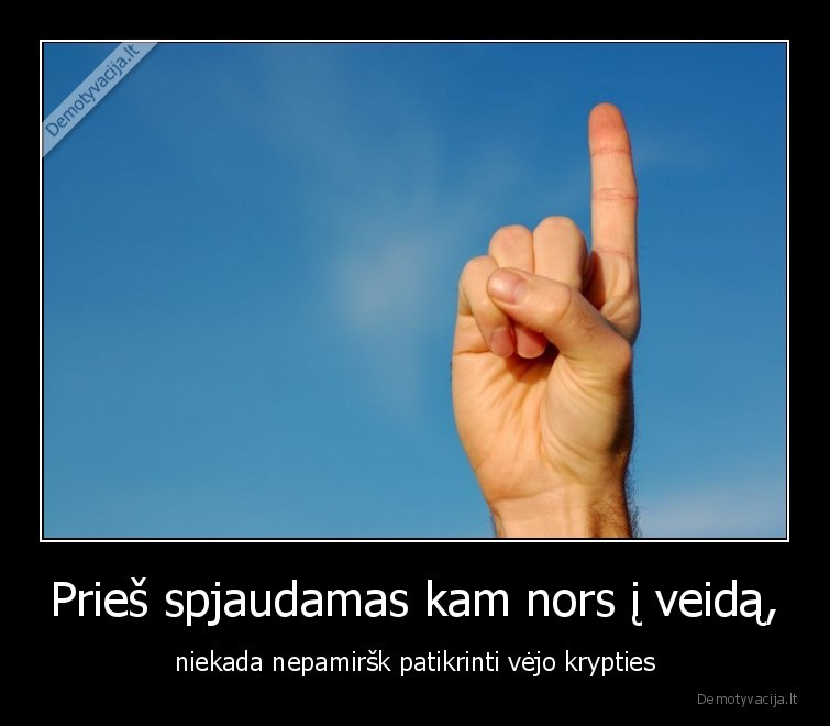 spjauti, i, veida,vejo, kryptis,karma
