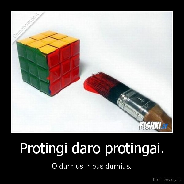 kubikas,nudazytas