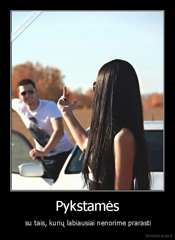 Pykstamės