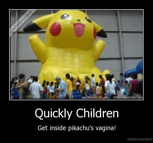 pikachu,vaikai
