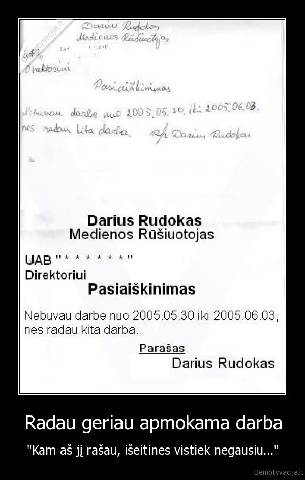 nereiksmingas, pasiaiskinimas