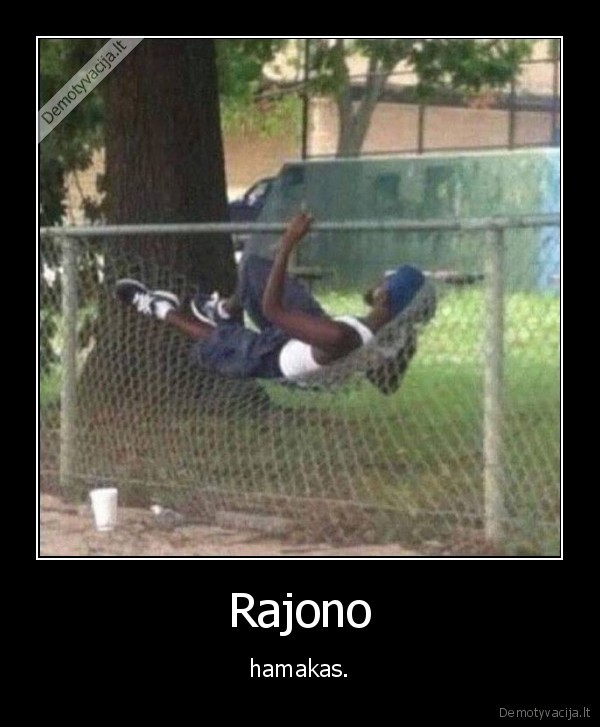 rajonas,hamakas