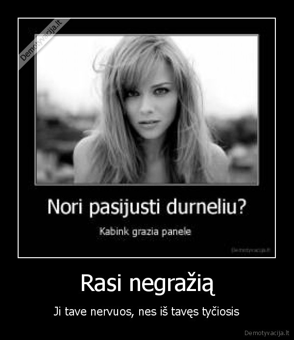 Rasi negražią