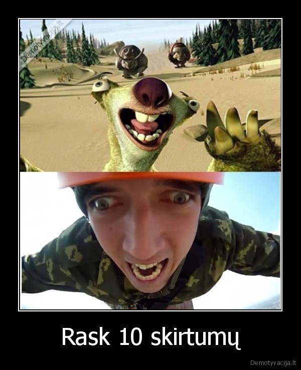 Rask 10 skirtumų