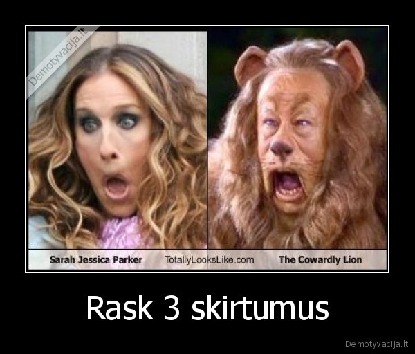 Rask 3 skirtumus