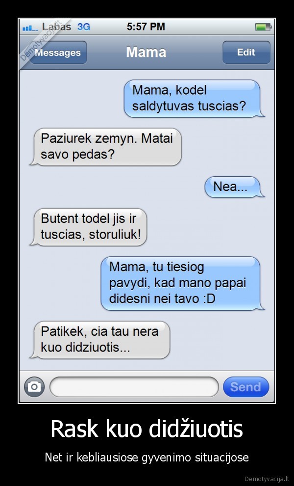 didziuojuosi,dideli, papai,didesnipapai, uz, mamos,tuscias, saldytuvas