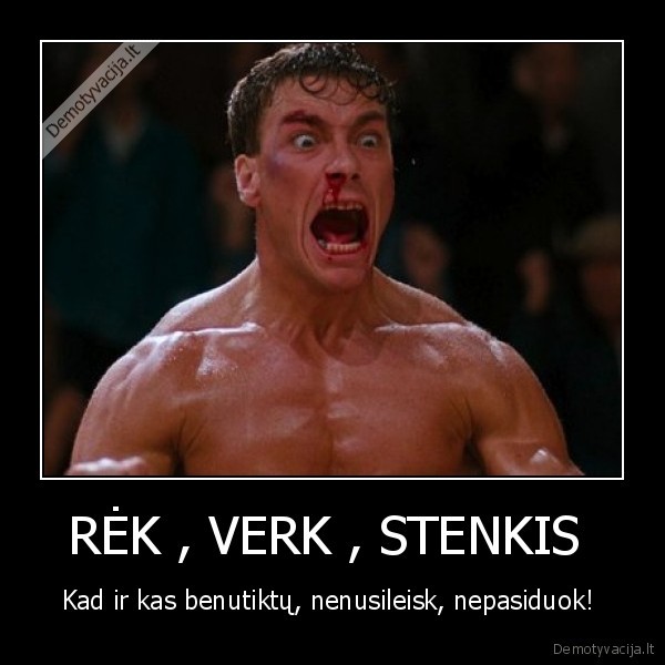 RĖK , VERK , STENKIS 