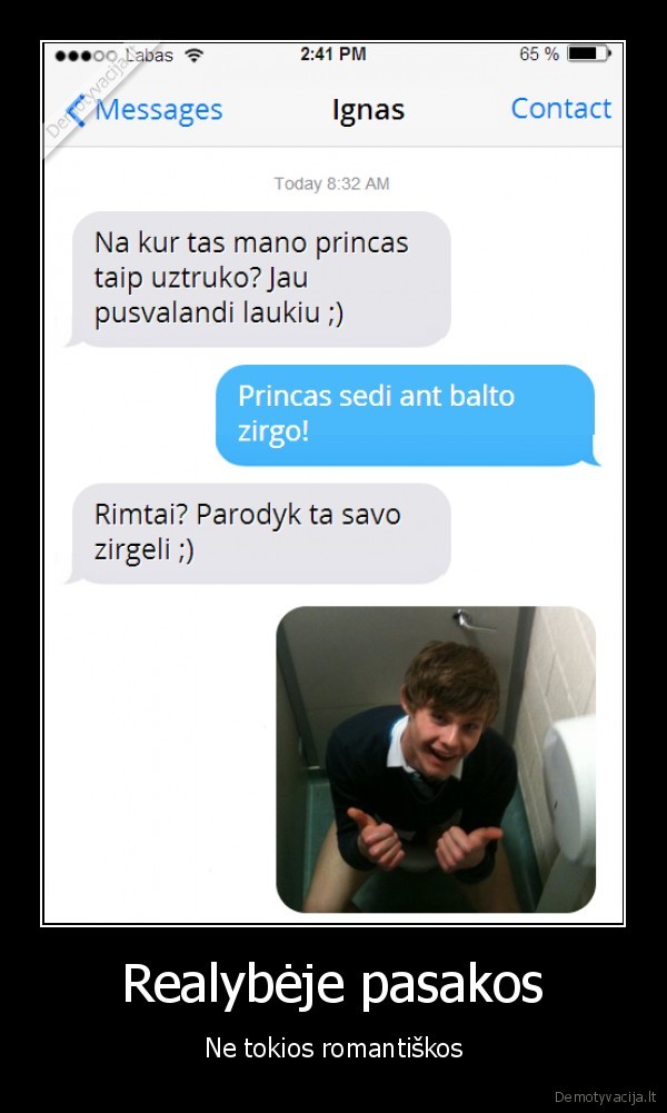 princas, ant, balto, zirgo,pasimatymas,juokinga, sms